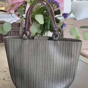 Sacks Fifth Ave Leather Purse